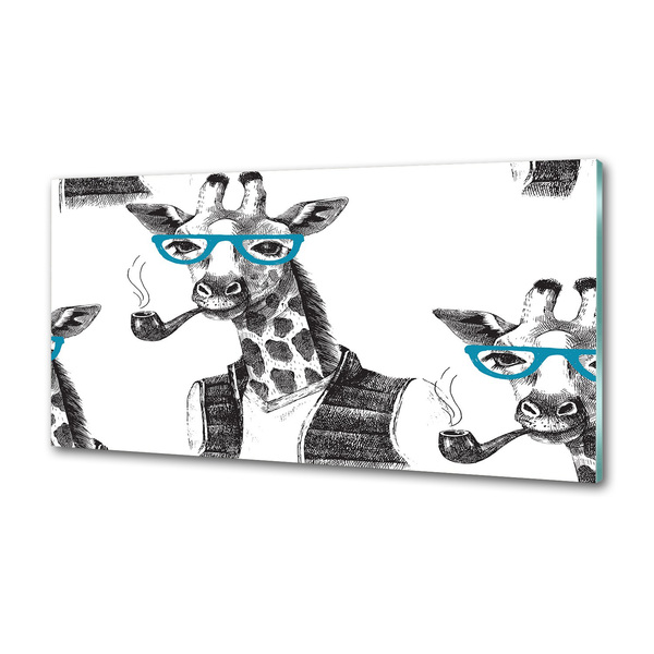 Panel do kuchyně Žirava v brýlích