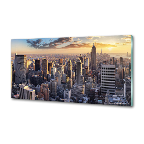Panel lacobel New York ptačí pohled