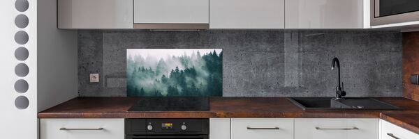 Panel do kuchyně Mlha nad lesem