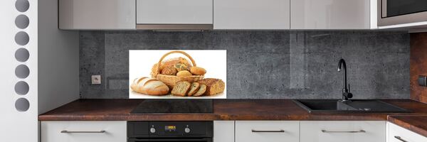 Panel do kuchyně Pečivo v koši