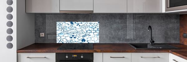 Dekorační panel sklo Chemie pozadí
