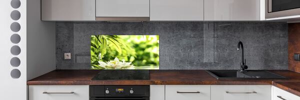 Dekorační panel sklo Vodní lilie