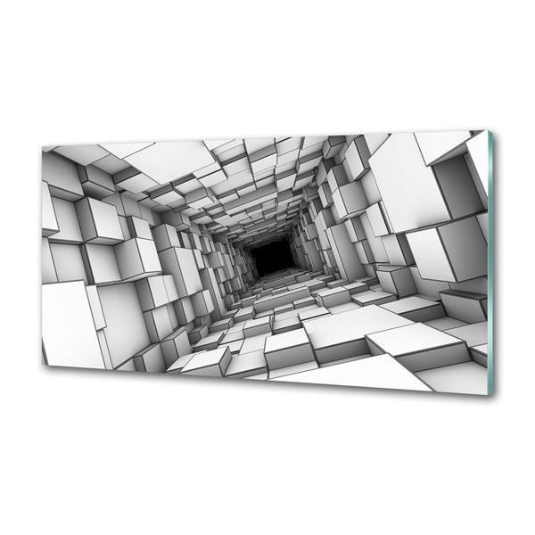 Panel do kuchyně Tunel z krychlí