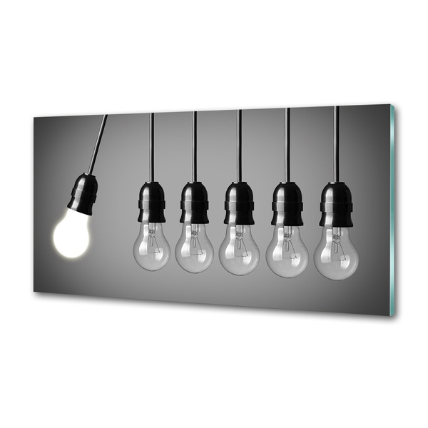 Panel do kuchyně Šest žárovek