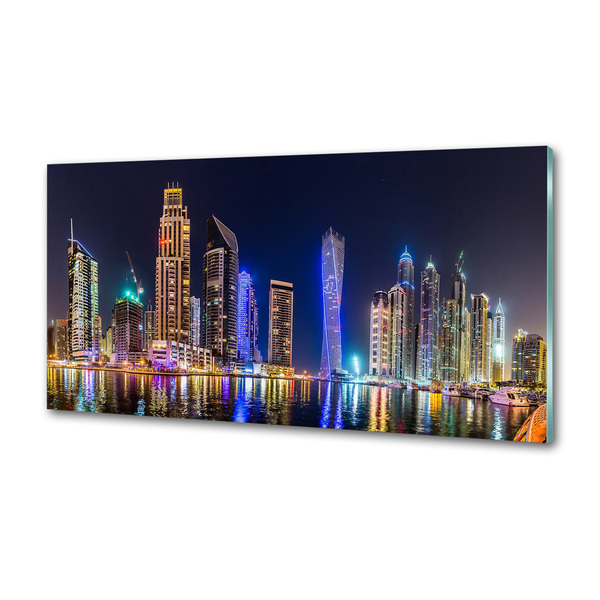 Dekorační panel sklo Noční Dubai