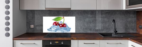Panel do kuchyně Višně s ledem