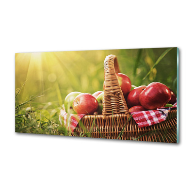 Panel do kuchyně Jablka v koši