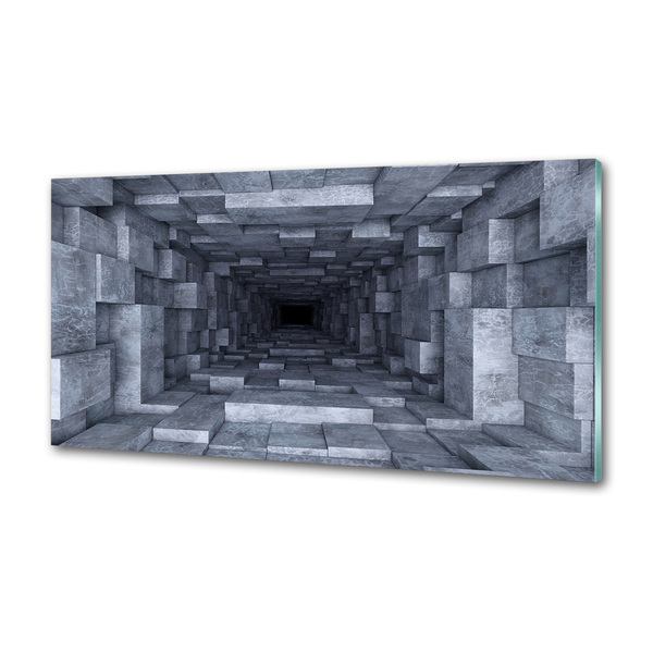 Skleněný panel do kuchyně Tunel