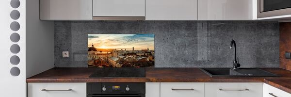 Panel do kuchyně Východ slunce Lvov