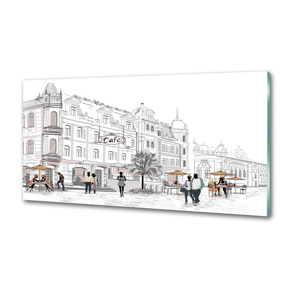 Dekorační panel sklo Staré město