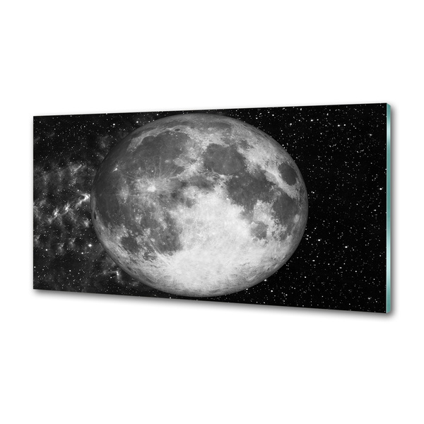 Skleněný panel do kuchyně Měsíc