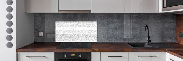 Dekorační panel sklo Binární kód