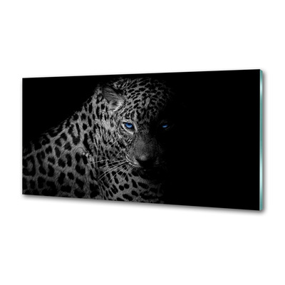 Skleněný panel do kuchyně Leopard