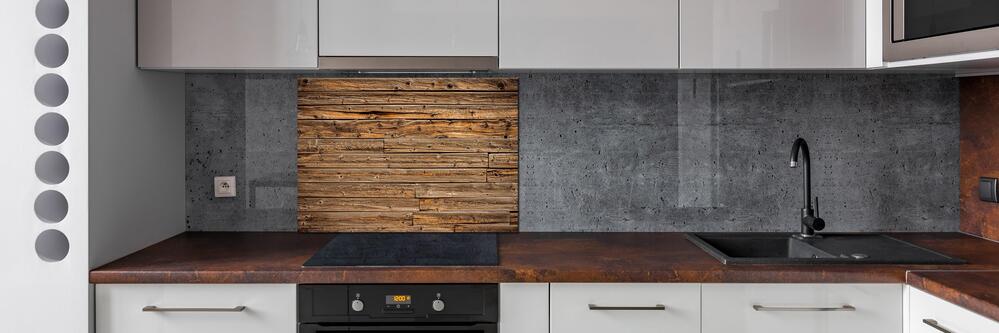Panel do kuchyně Dřevěná stěna