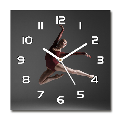 Skleněné hodiny čtverec Moderní tanec