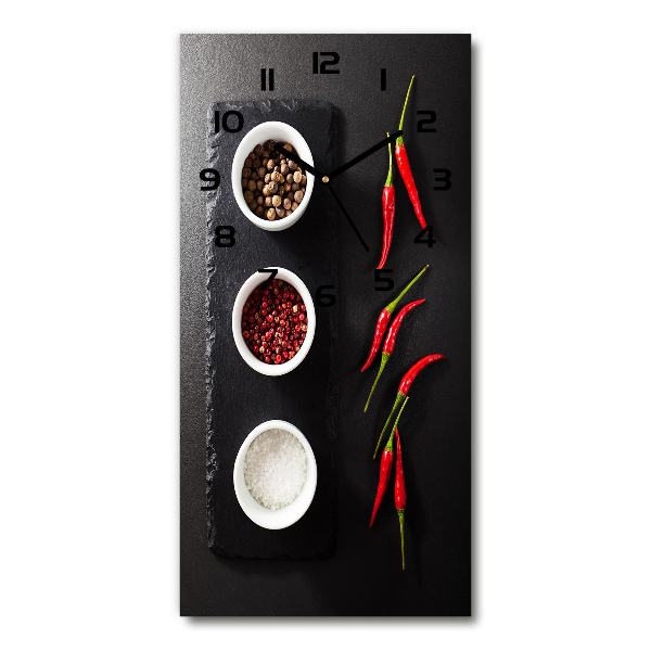 Nástěnné hodiny Koření a paprika