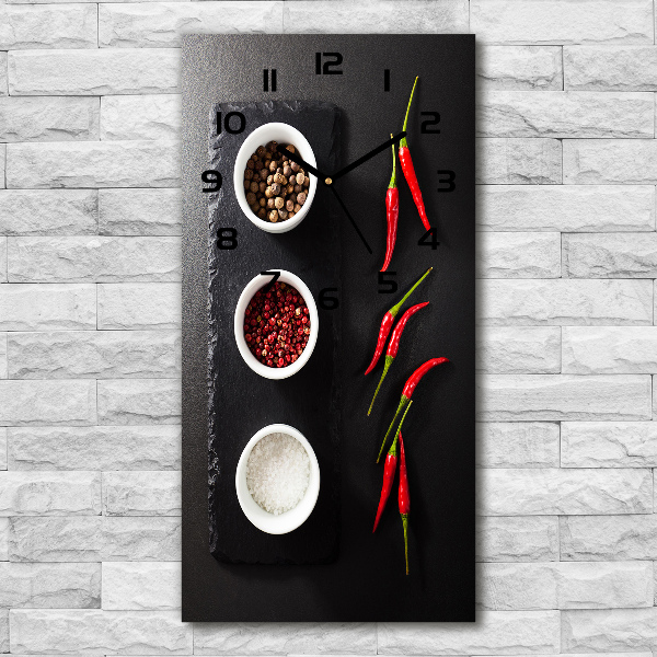 Nástěnné hodiny Koření a paprika