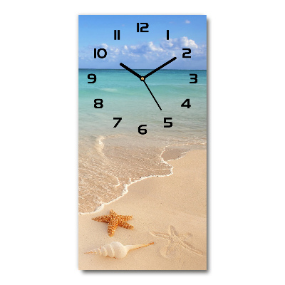 Nástěnné hodiny Hvězdice na pláži