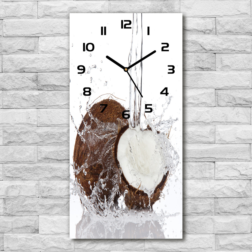 Moderní hodiny nástěnné Kokos