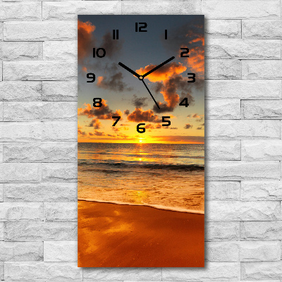 Nástěnné hodiny Australská pláž