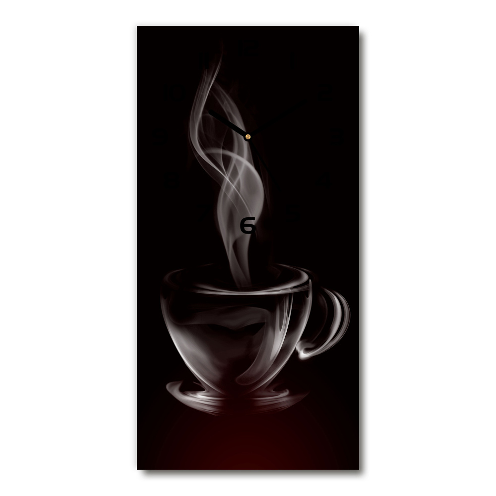 Nástěnné hodiny tiché Aromatická káva