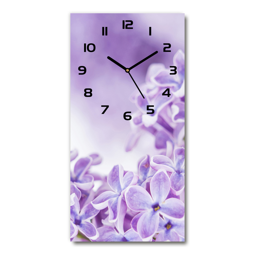 Moderní hodiny nástěnné Květ bezu