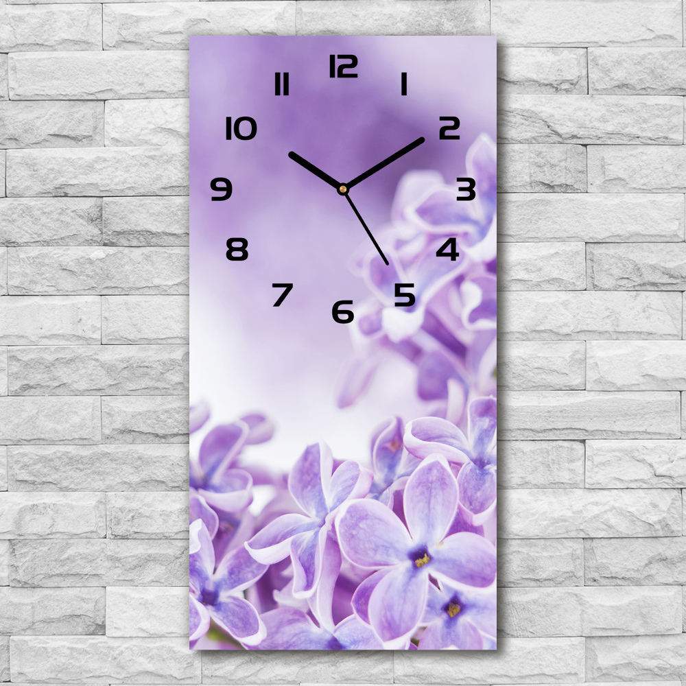 Moderní hodiny nástěnné Květ bezu