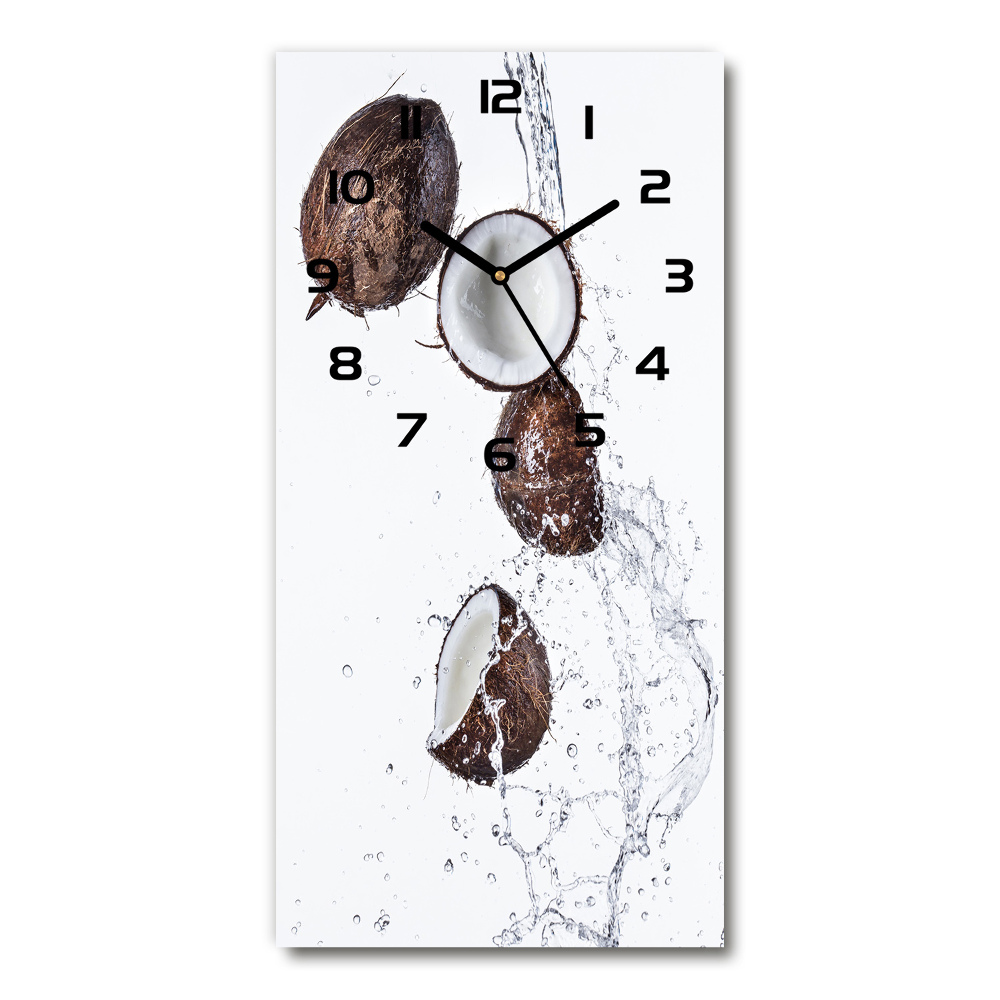 Moderní hodiny nástěnné Kokos