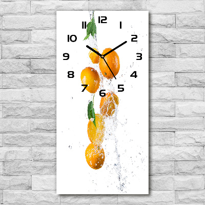 Moderní hodiny nástěnné Pomeranče