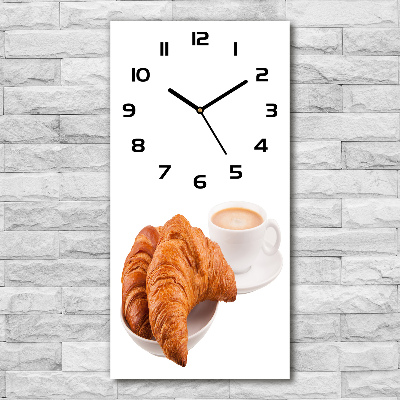 Moderní hodiny nástěnné Snídaně
