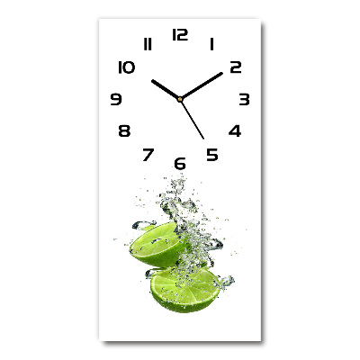 Moderní hodiny nástěnné Limetky