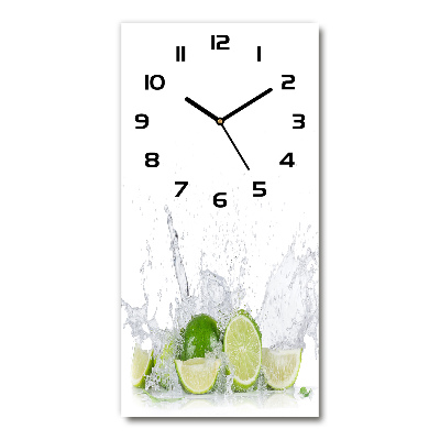 Moderní hodiny nástěnné Limetka