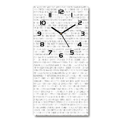 Moderní hodiny nástěnné Binární kod