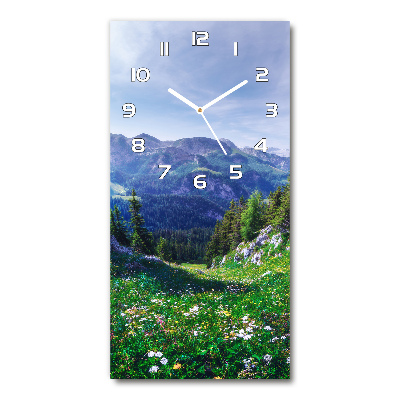 Moderní hodiny nástěnné Alpy
