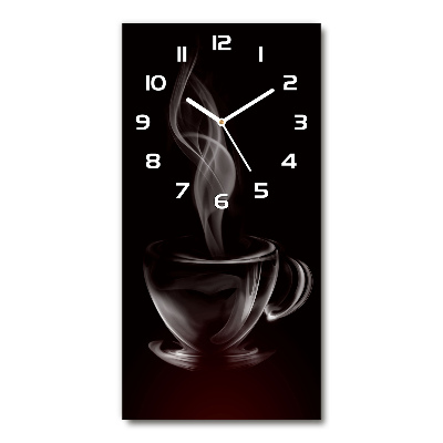 Nástěnné hodiny tiché Aromatická káva