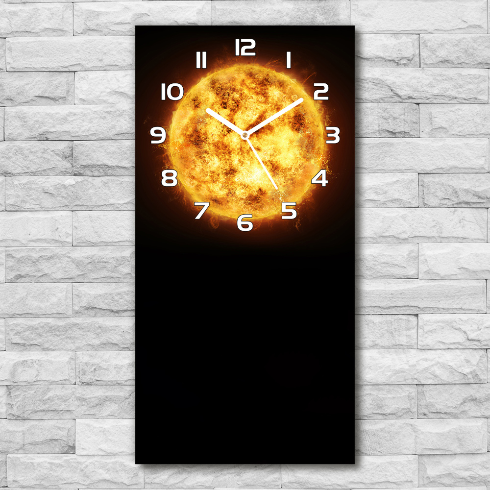 Moderní hodiny nástěnné Slunce