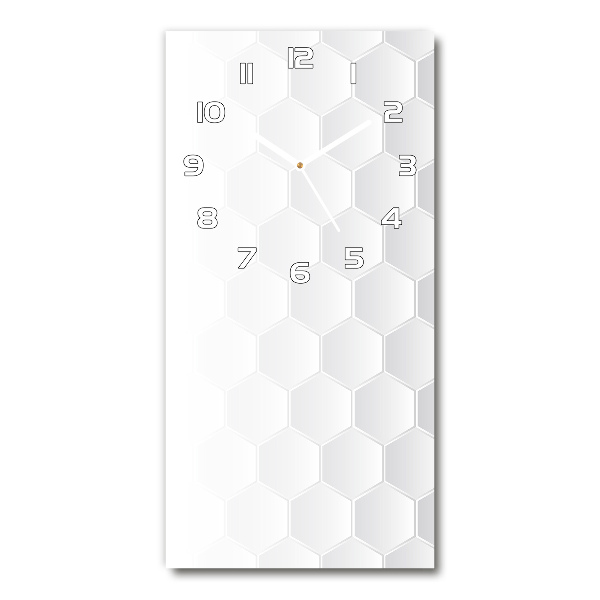 Nástěnné hodiny tiché Geometrické pozadí