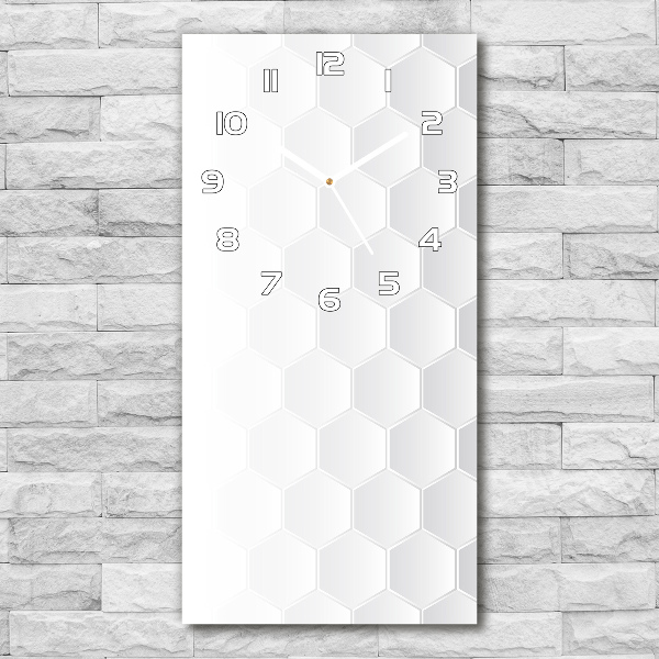 Nástěnné hodiny tiché Geometrické pozadí