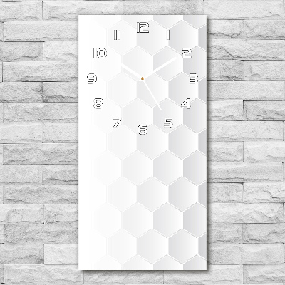 Nástěnné hodiny tiché Geometrické pozadí