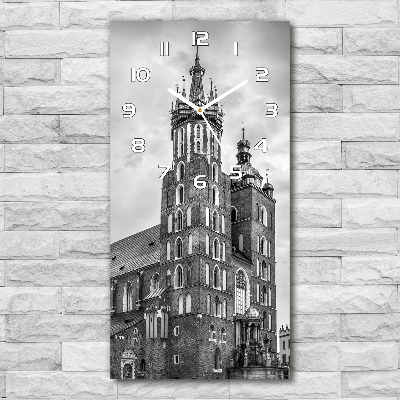 Nástěnné skleněné hodiny Krakov Polsko