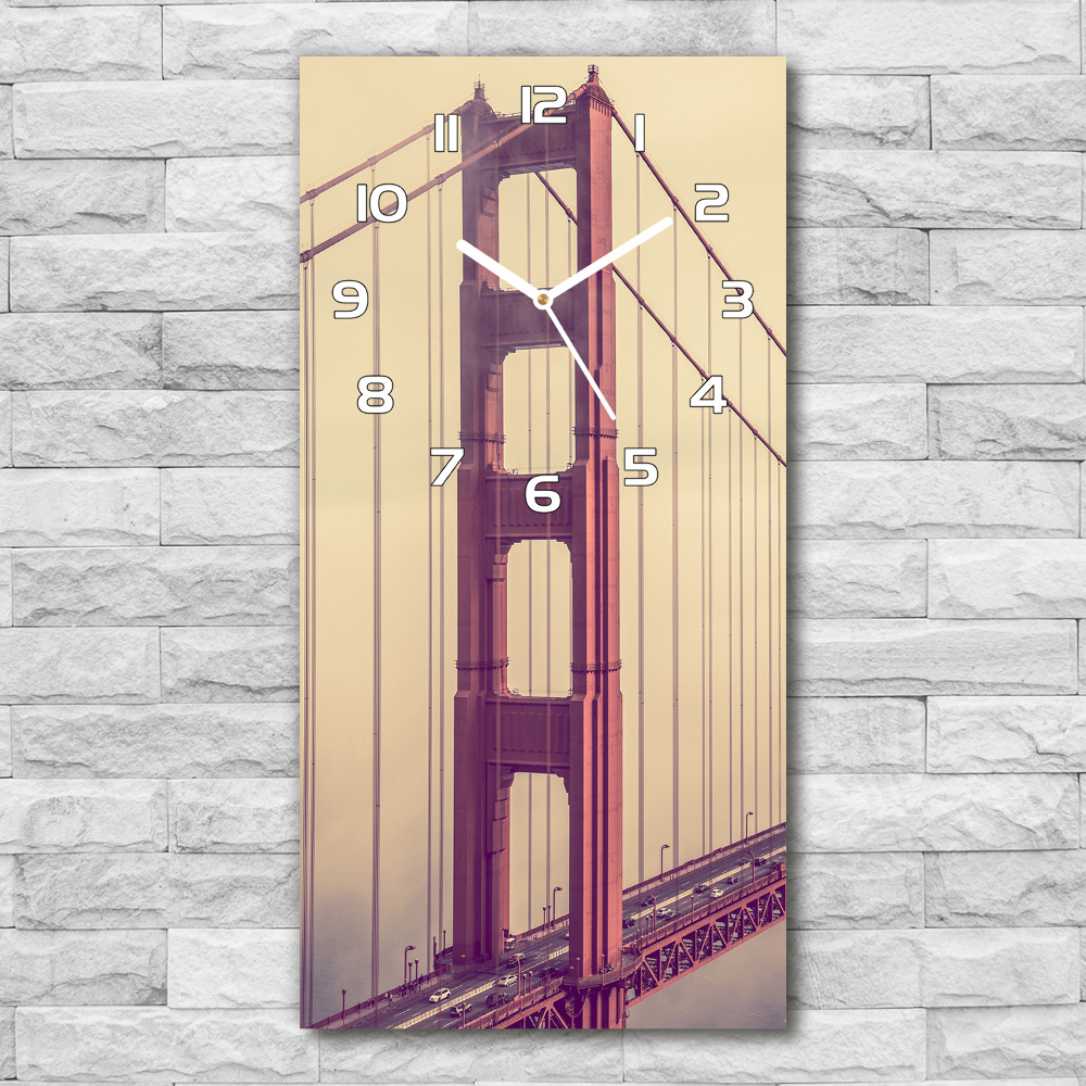 Nástěnné hodiny Most San Francisco