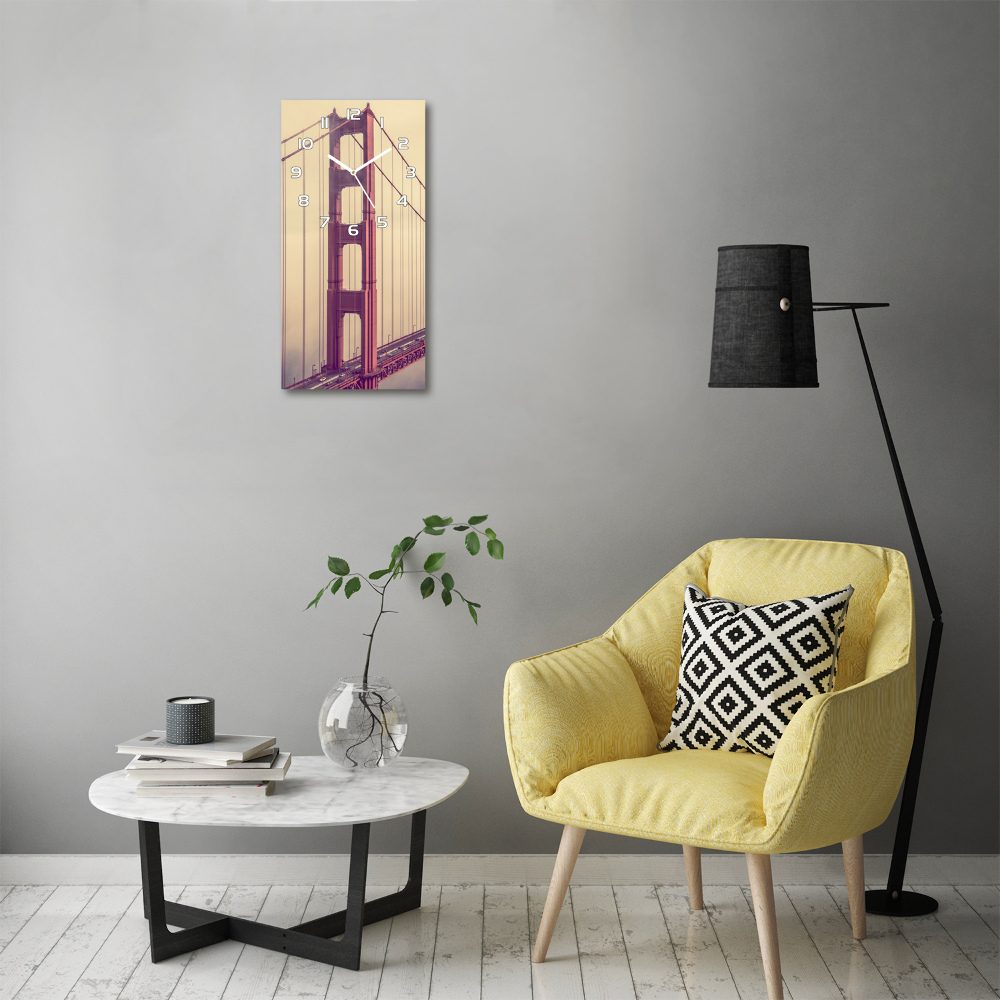 Nástěnné hodiny Most San Francisco