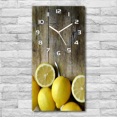 Moderní hodiny nástěnné Citrony