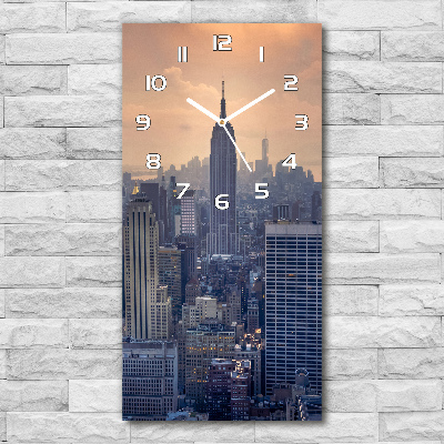 Nástěnné hodiny Manhattan New York