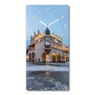 Nástěnné skleněné hodiny Krakov Polsko
