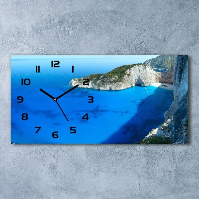 Skleněné hodiny na stěnu Zakynthos Řecko