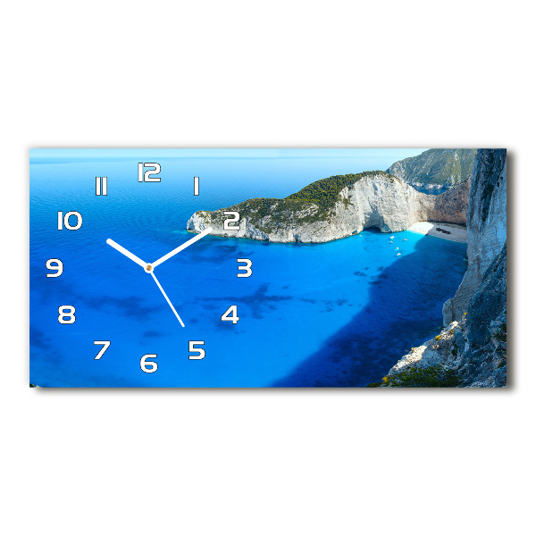 Skleněné hodiny na stěnu Zakynthos Řecko