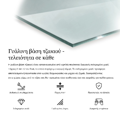 Sklo pod krbová kamna obdélníková průhledná