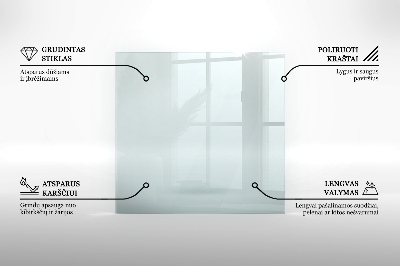 Šestihranná skleněná deska pod kamna průhledná