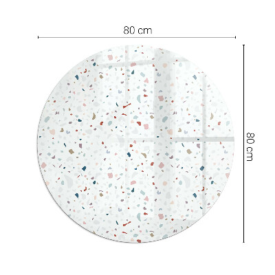 Kulaté sklo pod krbová kamna Tvary v miniatuře